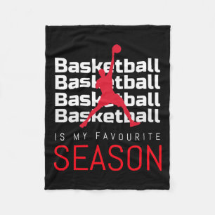 Basketball ist meine Lieblingssaison im Kofferraum Fleecedecke