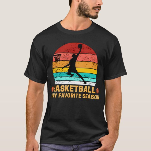 Basketball ist meine Lieblingssaison T-Shirt (Vorderseite)