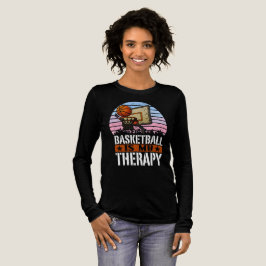 Basketball ist meine Therapie Tri-Blend Shirt