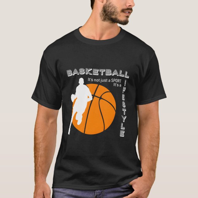 Basketball It'S A Lifestyle Basketball T-Shirt (Vorderseite)