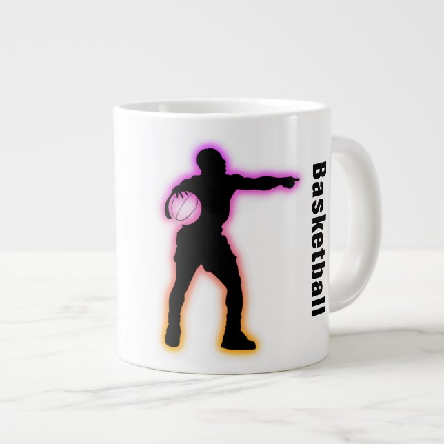 Basketball Jumbo-Geschenkidee Tasse (Vorderseite Rechts)