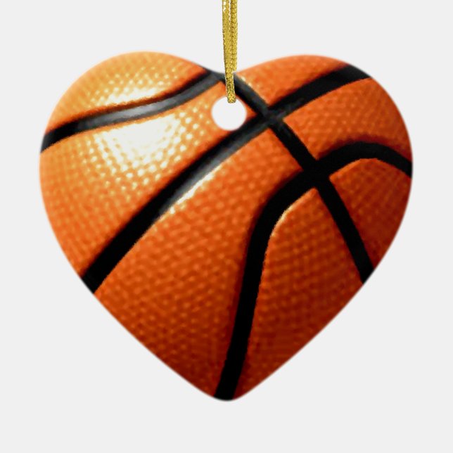 Basketball Keramik Ornament (Vorne)