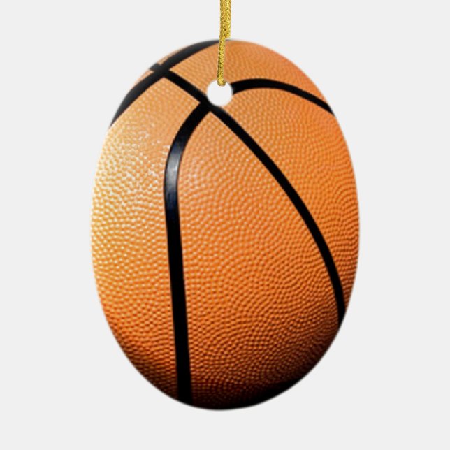 Basketball Keramik Ornament (Vorne)