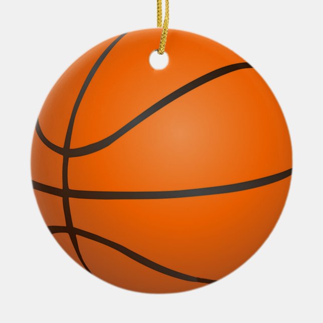Basketball Keramik Ornament (Vorne)