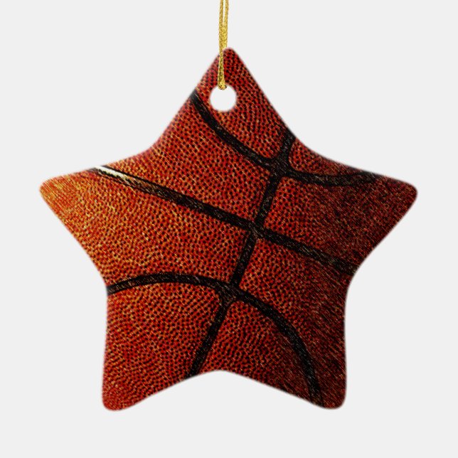 Basketball Keramik Ornament (Vorne)