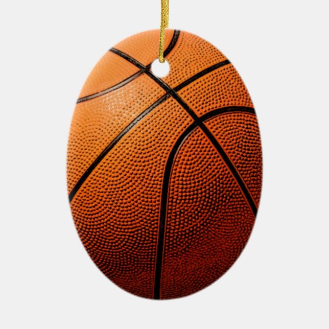 Basketball Keramik Ornament (Vorne)