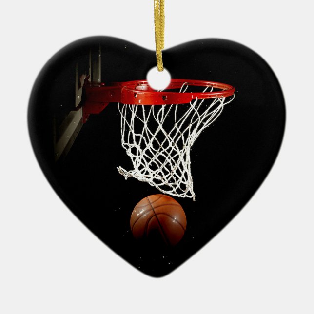 Basketball Keramik Ornament (Vorne)