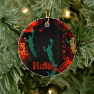 BASKETBALL KERAMIK ORNAMENT