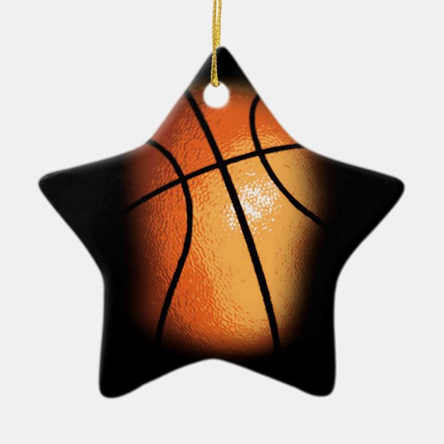 Basketball Keramikornament (Vorne)