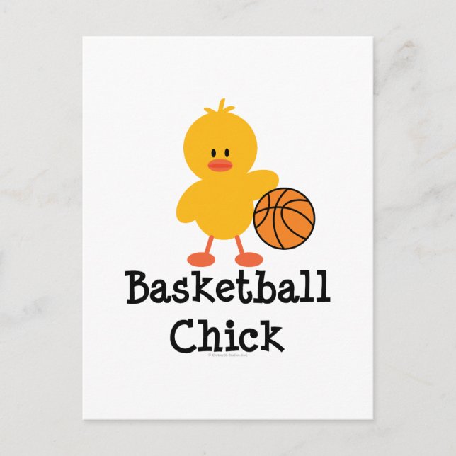 Basketball Kick Postkarte (Vorderseite)