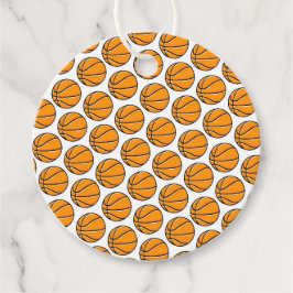 Basketball-Kids-Sportparty-Team-Trainer-Servietten Geschenkanhänger