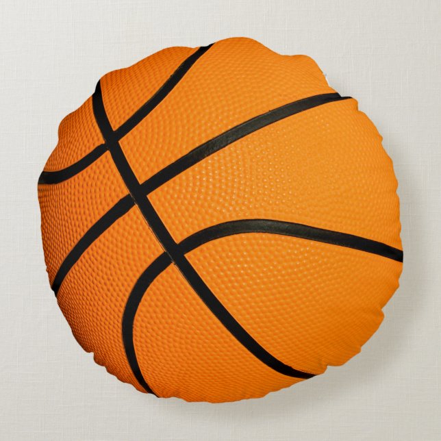 Basketball-Kissen Rundes Kissen (Rückseite)