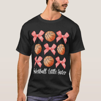 Basketball Kleine Schwester eines Basketballspiele T-Shirt