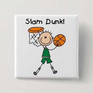 Basketball-Knall taucht T - Shirts und Geschenke Button