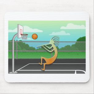 Basketball Kokopelli Mousepad