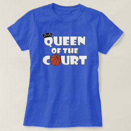 Basketball-Königin des Court Sports Player T-Shirt