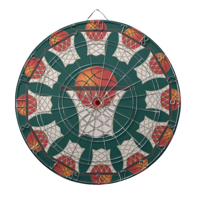 “Basketball-Korb” Dart Board Dartscheibe (vorne)