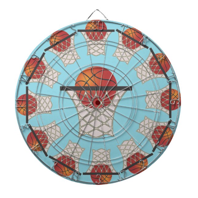 “Basketball-Korb” Dart Board Dartscheibe (vorne)
