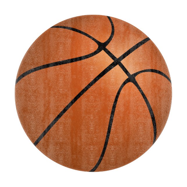 Basketball (Kugel) Schneidebrett (Vorderseite)