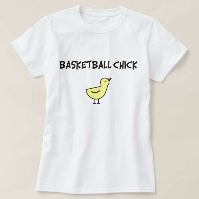 Basketball-Küken T-Shirt (Design vorne)