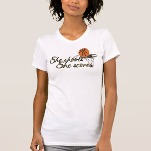 Basketball Ladys Zerstörter T - Shirt