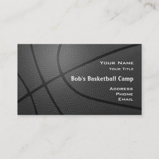 Basketball Lager coach_textured look_hoop net2 Visitenkarte
