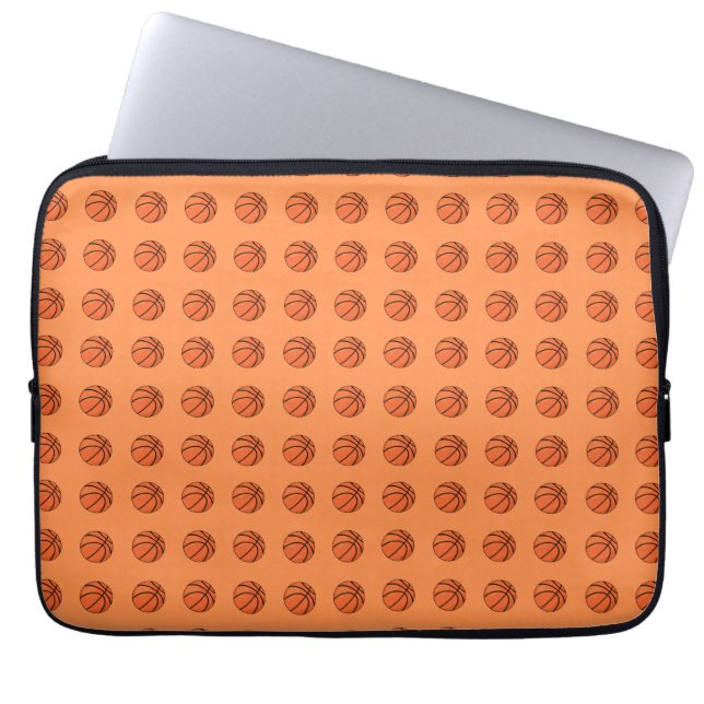 Basketball Laptopschutzhülle (Vorderseite)