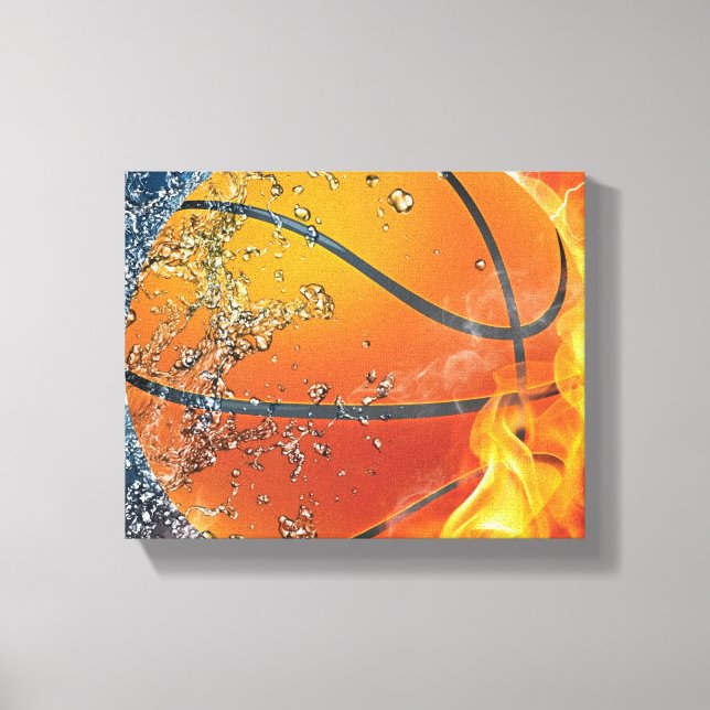 Basketball Leinwanddruck (Vorderseite)