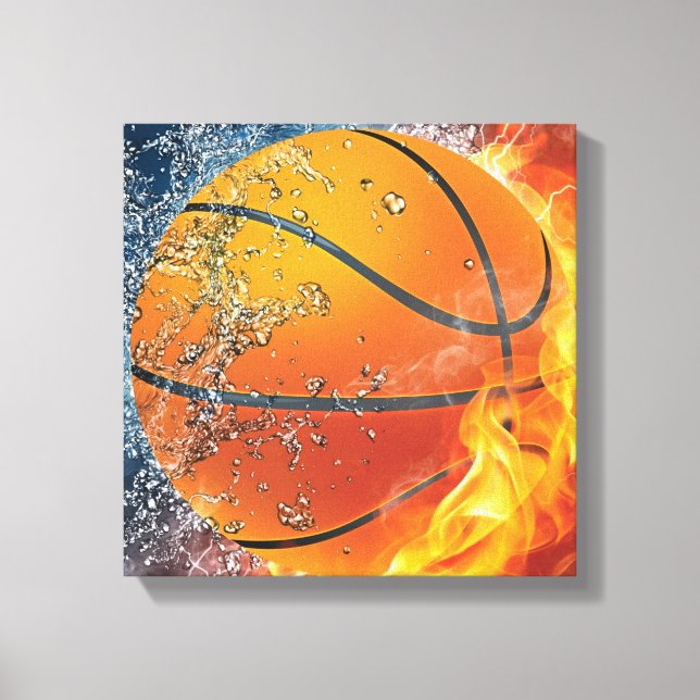 Basketball Leinwanddruck (Vorderseite)