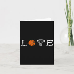 Basketball Liebe Baller Aktionskorb Basketball Bas Karte