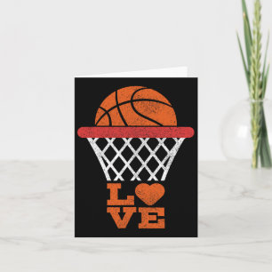 Basketball Liebe Basketball Lover Girl Boy Basketb Karte