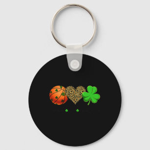 Basketball Liebe Saint Patrick's Day Kleeblatt Han Schlüsselanhänger