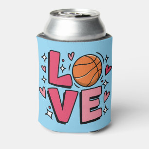 Basketball Liebe Süße Mädchen Frauen Basketballspi Dosenkühler