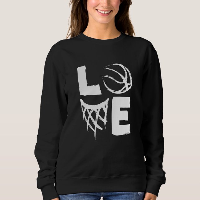Basketball-Liebe Sweatshirt (Vorderseite)