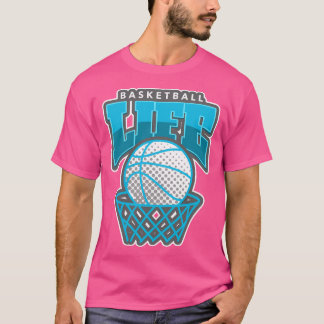 Basketball Life Blu und W T-Shirt