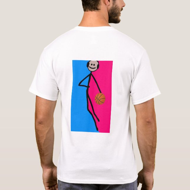 Basketball-Logo T-Shirt (Rückseite)