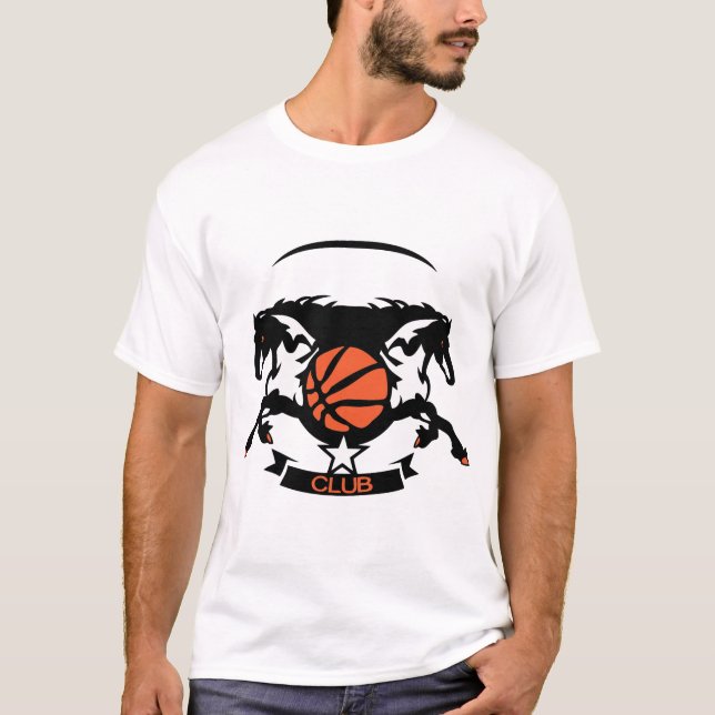 Basketball-Logo T-Shirt (Vorderseite)