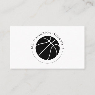 Basketball-Logo-Visitenkarte Visitenkarte