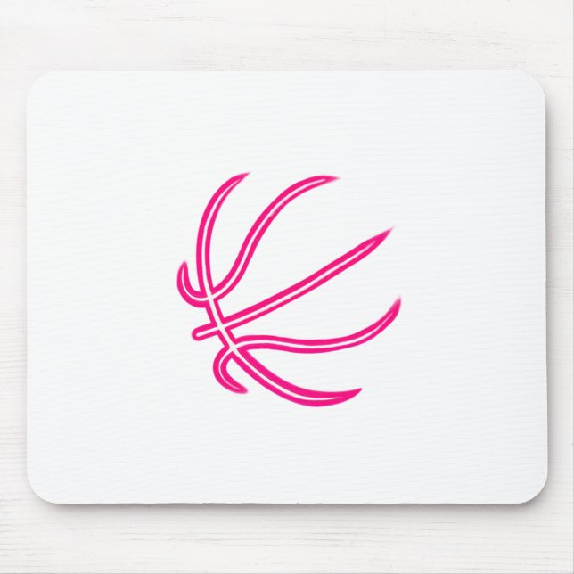 Basketball Lover Baskeetball Ball Mousepad (Vorne)