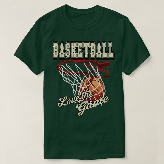 Basketball Lover Geschenke T-Shirt (Design vorne)
