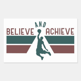 Basketball Lover Spieler Basketball Fangeschenke Rechteckiger Aufkleber