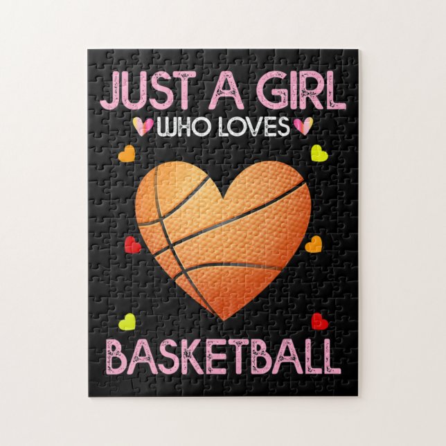 Basketball Lover Women Geschenk nur ein Mädchen, d (Vertikal)
