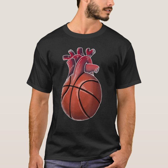 Basketball Lovers Streetball Player Design Dunking T-Shirt (Vorderseite)