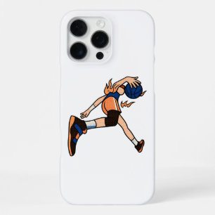 Basketball-Mädchen-Aktion-Handyhülle iPhone 16 Pro Max Hülle