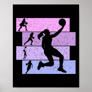 Basketball Mädchen Frauen Kinder 1 Poster