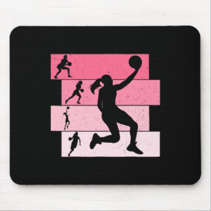 Basketball Mädchen Frauen Kinder Mousepad