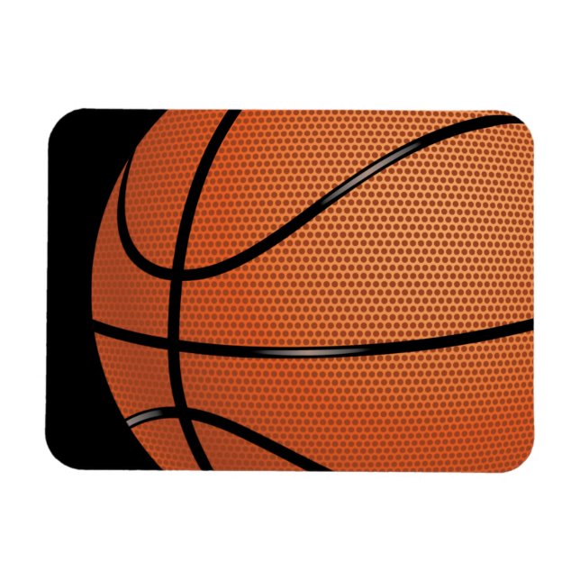 Basketball Magnet (Horizontal)