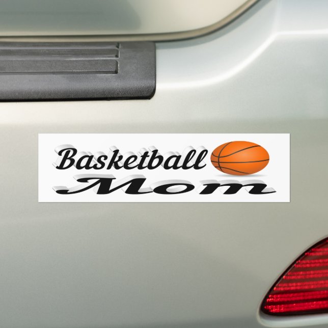 Basketball Mama Autoaufkleber (Auf Auto)
