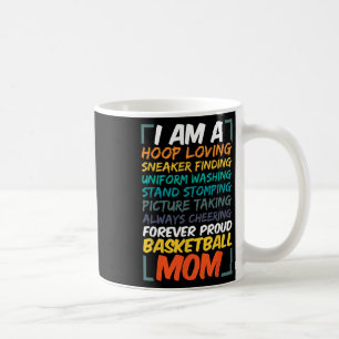 Basketball Mama Coach Ehefrau Spaß Proud Team Play Kaffeetasse