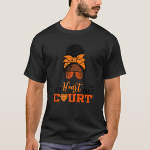 Basketball-Mama, das Herz ist auf diesem Gericht n T-Shirt